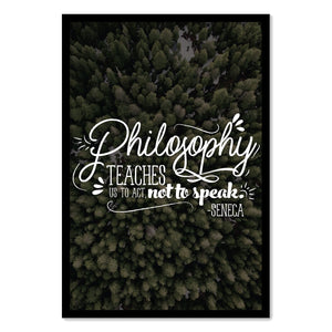 Philosphy Teaches Us Poster